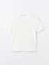 LC Waikiki Crew Neck Short Sleeve Men's Textured T-Shirt